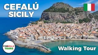 Cefalù Walking Tour: Uncovering Sicily’s Treasures Italy  4K HDR 60 FPS