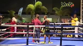 SAKIMA MULLINGS VS JERMAINE BOWEN JAMAICA ELIMINATION FIGHT FESTIVAL 2018 #fyp #boxing #fight #gold