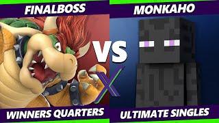 S@X 425 Winners Quarters - FinaLBoss (Bowser) Vs. Monkaho (Steve) SSBU Smash Ultimate