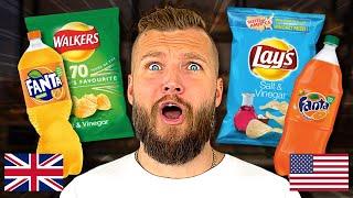 AMERICAN VS BRITISH SNACKS!