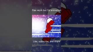 (Animated) Flex work but 2d animated #roblox #thestrongestbattlegrounds #kj #tsb