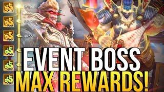 Sun Wukong Taking down the Celestial King! Event Boss! | Watcher of Realms