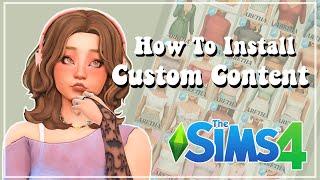 How To Download and Install Custom Content  // The Sims 4