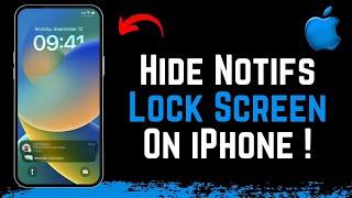How to Hide Notifications on Lock Screen in iPhone !