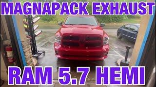 2016 RAM 1500 5.7 HEMI DUAL EXHAUST w/ MAGNAFLOW MAGNAPACK!