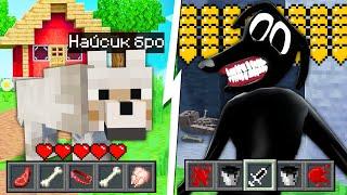 Я прожил 100 Дней за МУЛЬТЯШНОГО ПСА в Майнкрафте SCP CARTOON DOG В MINECRAFT