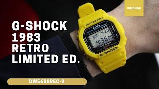 UNBOXING G-SHOCK 1983 RETRO DW5600REC-9 LIMITED EDITION