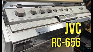 JVC RC-656LB Radio Cassette Service. New Belts and FM Stereo Fix. Vintage Boombox