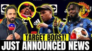 |BREAKING NEWS: REDS JANUARY TARGET BOOST! RASHFORD MAN UTD FUTURE, ADEMOLA LOOKMAN'S DEALS #mufc