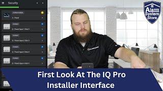 Discovering IQ Pro Installer's Interface