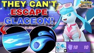 GLACEON’s Icicle Spear Just Won’t Let Them Escape! | Pokemon Unite