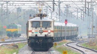 Garibrath Express in Rain | Secundrabad GR | LGD WAP-7 | Hindupur