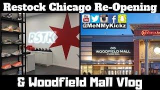 Restock Chicago Grand Re-Opening Vlog · Shop Woodfield Mall · Cosignment Sneaker Store Reopening