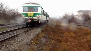 Trains in Rain in Oradea (22 01 2013)