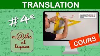 LE COURS : Translation - Quatrième