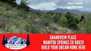 Land For Sale Manitou Springs CO 80829