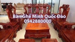 Bàn Ghế Minh Quốc | Gỗ Gụ Siêu Đẹp | Đồ Gỗ Quốc Cường | Hotline 0942880000