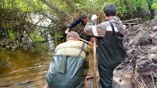 Убираем паводковые воды с поселка