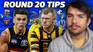 Round 20 AFL Tips + Predictions 2024