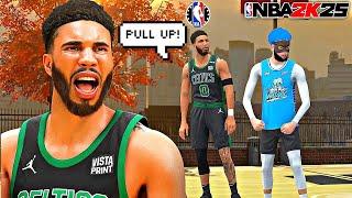 I PULLED UP ON THE REAL JAYSON TATUM in NBA 2K25…