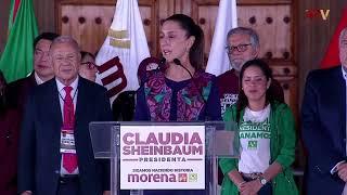 Festival en el Zócalo Claudia Sheinbaum Primera Presidenta de México