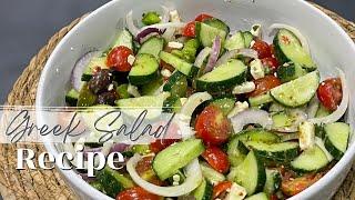 Easy and healthy Greek Salad recipe