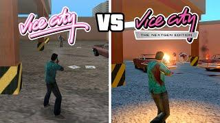 GTA Vice City Nextgen Edition VS Original game | Visual effects comparison