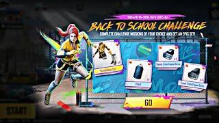 Pubg Mobile Back To School Challenge - BGMI