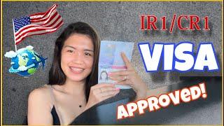 US VISA APPROVED | CR1 - IR1 SPOUSAL VISA ️