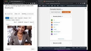 AWS Academy Cloud Developing Lab 9.1:  Caching Application Data with ElastiCache