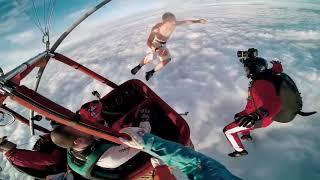 When you're skydiving but Free bird kicks in.