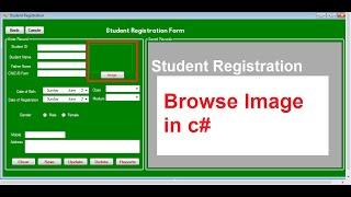 How to browse image in form c#  tutorial 2