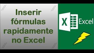 Inserir fórmulas rapidamente no Excel