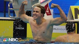 Short shocks Olympic Champ by .02 for epic men's 400 free World title | NBC Sports