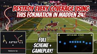 Destroy EVERY Coverage Using This Formation In Madden 24! Audible Down Series | Empty HB Wide |