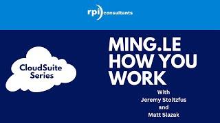 CloudSuite Series - Ming.le How You Work
