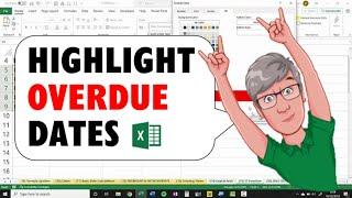 Use Conditional Format to Highlight Overdue Dates