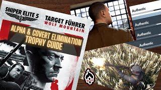 Sniper Elite 5 France | Mission - Wolf Mountain DLC | Alpha & Covert Elimination Trophy Guide