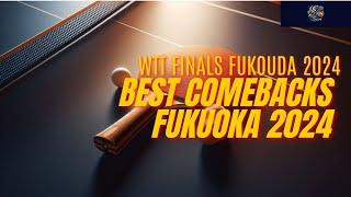 Wang Chuqin vs Darko Jorgic Full Match Highlights - WTT Finals Fukuoka 2024