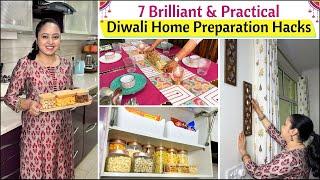 7 BRILLIANT & PRACTICAL Home Preparation Hacks For Diwali | Best Tips To Make Your Home Diwali Ready