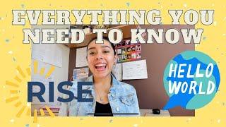 Everything You Need to Know About the Rise Scholarship Program// Rise Journey