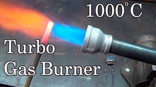 Forge / Furnace turbo gas burner DIY jet propane