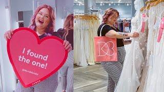 Plus Size Wedding Dress Shopping ! David’s Bridal