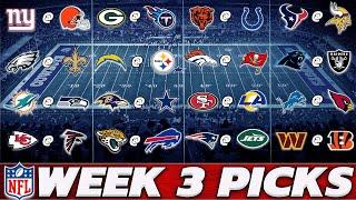 NFL Week 3 Picks 2024