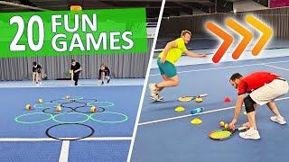 Tennis Fun Training For All Ages  20 Great Games For Your Tennis Event ▶ Part 3