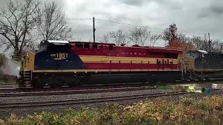 CSX High and Wide Cargo! N C & SL Heritage Unit! 2 Fast CSX Trains Meet! Big Manifest Train + More!