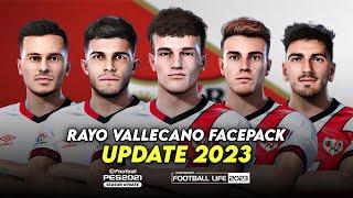 RAYO VALLECANO FACEPACK 2023 | SIDER CPK | SMOKE PATCH FOOTBALL LIFE 2023 & PES 2021