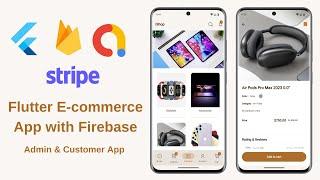 Flutter Ecommerce App with Firebase - Admin Panel & Customer App | iShop