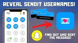 How to Reveal sendit Usernames and Messages from Snapchat! | FREE Method (2024)