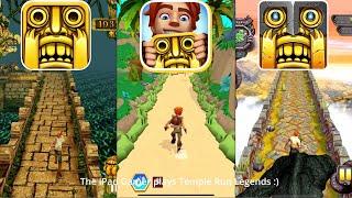 Temple Run Legends VS Temple Run 1 VS Temple Run 2 | Temple Run Legends Gameplay